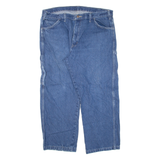 DICKIES Carpenter Workwear Mens Jeans Blue Relaxed Straight W38 L25