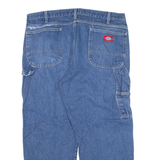 DICKIES Carpenter Workwear Mens Jeans Blue Relaxed Straight W38 L25