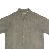 BATIK BAY Pineapple Mens Shirt Brown Floral XL