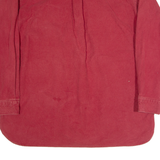 LL BEAN Mens Worker Shirt Red Long Sleeve XL