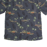 BATIK BAY Pineapple Mens Shirt Black Crazy Pattern M