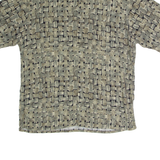 PIERRE CARDIN Mens Shirt Green Crazy Pattern L