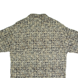 PIERRE CARDIN Mens Shirt Green Crazy Pattern L