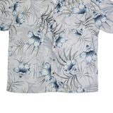 CARIBBEAN JOE Mens Shirt Blue Floral 2XL