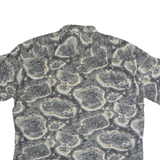 ST JOHN'S BAY Mens Shirt Grey Crazy Pattern XL