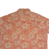 CROFT & BARROW Mens Shirt Orange Floral 2XL