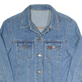 LEE Womens Denim Shirt Blue Long Sleeve M