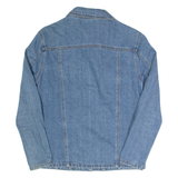 LEE Womens Denim Shirt Blue Long Sleeve M