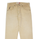 WRANGLER Mens Jeans Beige Regular Straight W32 L25