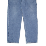 LEVI'S Signature Mens Jeans Blue Relaxed Straight Stone Wash W38 L30