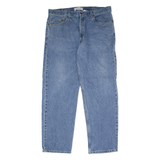 LEVI'S Signature Mens Jeans Blue Relaxed Straight Stone Wash W38 L30