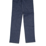 LEVI'S 705 0217 Student Orange Tab Womens Jeans Blue Slim Straight Raw W25 L30