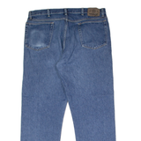 WRANGLER Mens Jeans Blue Regular Straight Stone Wash W36 L30