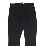 LEVI'S 316 Shaping Womens Jeans Black Regular Skinny Stone Wash W34 L30