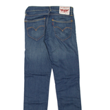LEVI'S 519 Jeans Mens Blue Slim Skinny Stone Wash W28 L32