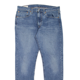 LEVI'S 512 BIG E Jeans Mens Blue Slim Tapered Stone Wash W34 L32