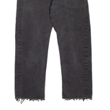 LEVI'S 501 Jeans Mens Grey Regular Straight W32 L24