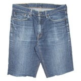 LEVI'S 541 Cut Off Mens Denim Shorts Blue M W34