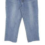 LEVI'S Mid Rise Skinny Womens Pedal Pushers Shorts Blue S W28