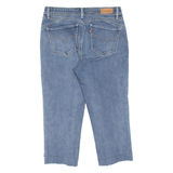 LEVI'S Mid Rise Skinny Womens Pedal Pushers Shorts Blue S W28
