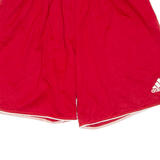 ADIDAS Mens Sports Shorts Red M W26