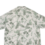 BRANDINI Tall Mens Hawaiian Shirt Green Floral XL