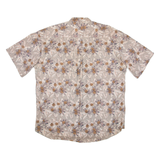 CHERESKIN Mens Shirt Brown Floral XL