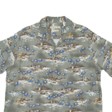 BATIK BAY Mens Hawaiian Shirt Blue Floral XL