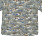 BATIK BAY Mens Hawaiian Shirt Blue Floral XL