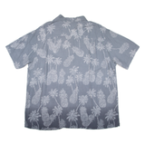 BATIK BAY Mens Hawaiian Shirt Blue Floral 2XL