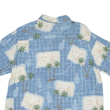 BATIK BAY Mens Hawaiian Shirt Blue Floral XL