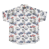 RED HEAD Cars Mens Shirt White XL