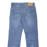 LEVI'S 514 Jeans Mens Blue Slim Straight Stone Wash W32 L30