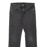 LEVI'S 502 Jeans Mens Black Regular Tapered W29 L27