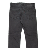 LEVI'S 502 Jeans Mens Black Regular Tapered W29 L27