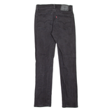 LEVI'S 511 Jeans Mens Black Slim Straight W30 L32