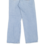 LEVI'S Rib Cage BIG E Distressed Womens Jeans Blue Straight Stone Wash W28 L27