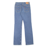 LEVI'S 505 Womens Jeans Blue Regular Straight W26 L30