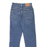 LEVI'S Wedgie BIG E Womens Jeans Blue Regular Straight Stone Wash W26 L28