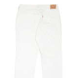 LEVI'S 414 Womens Jeans White Classic Straight W32 L32