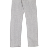 LEVI'S Wedgie BIG E Womens Jeans Grey Regular Straight Stone Wash W23 L28