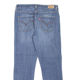 LEVI'S Mid Rise Womens Jeans Blue Slim Skinny Stone Wash W29 L26