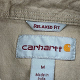 Manitoba Association Of Government Engineers Carhartt Short Sleeve Shirt - Medium Khaki Cotton