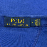 1967 Polo By Ralph Lauren Spellout Sweatshirt - Medium Blue Cotton