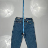 501 Levis Jeans - 26W US 2 Blue Cotton