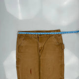 Brahma Carpenter Trousers - 36W 30L Brown Cotton