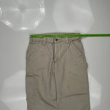Carhartt Carpenter Trousers - 31W 30L Khaki Cotton