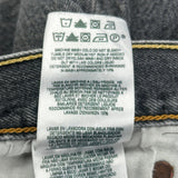 501 Levis Jeans - 36W 30L Grey Cotton