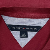 Tommy Hilfiger Long Sleeve T-Shirt - Large Red Cotton