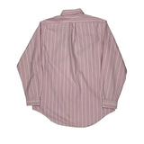 Ralph Lauren Striped Shirt - Large Pink Cotton